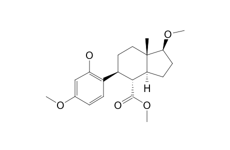 METHYL-5-BETA-(2'-HYDROXY-4'-METHOXYPHENYL)-1-BETA-METHOXY-7A-BETA-METHYL-2,3,3A-ALPHA,4,5,6,7,7A-OCTAHYDRO-1H-INDENE-4-ALPHA-CARBOXYLATE