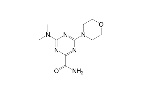 4-(dimethylamino)-6-(4-morpholinyl)-1,3,5-triazine-2-carboxamide