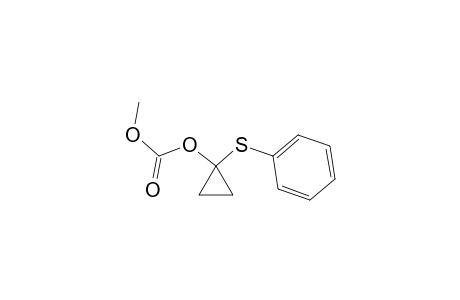 1-(Methoxycarbonyloxy)-1-(phenylsulfinyl)cyclopropane