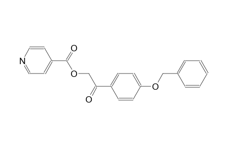 2-[4-(benzyloxy)phenyl]-2-oxoethyl isonicotinate