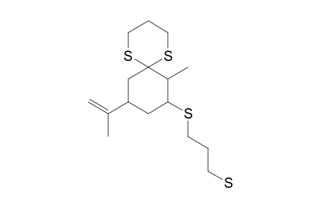 5'-ISOPROPYL-3'-(3-MERCAPTOPROPYLTHIO)-2'-METHYL-1,3-DITHIAN-2-SPIRO-1'-CYCLOHEXAN