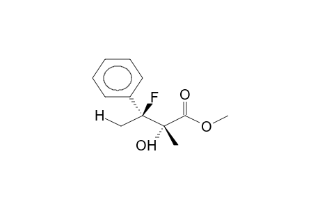 THREO-(METHYL 2-HYDROXY-2-METHYL-3-PHENYL-3-FLUOROBUTANOATE)