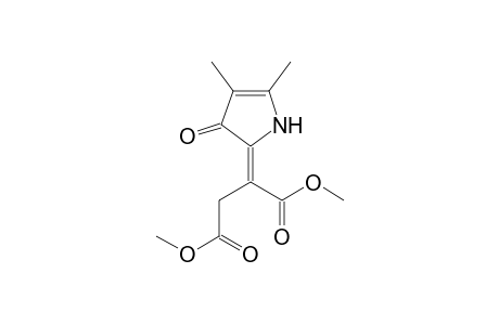 (2Z)-2-(3-keto-4,5-dimethyl-2-pyrrolin-2-ylidene)succinic acid dimethyl ester