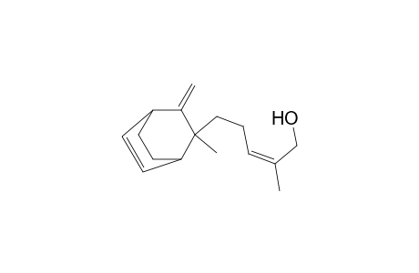 2-Methyl-5-( 2'-methylene-3'-methylbicyclo[2.2.2]oct-5'-en-3'-yl)pent-2-en-1-ol