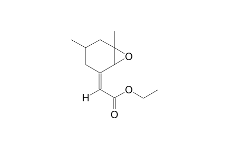 (Z)-(4R,6T-DIMETHYL-7-OXABICYCLO-[4.1.0]-HEPT-2-YLIDEN)-ESSIGSAEURE-ETHYLESTER