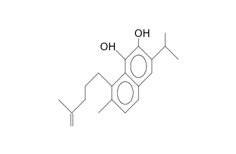 4,5-Seco-5,10-friedo-abieta-11,12-diacetoxy-4(18),5,6,8,11,13-hexaene