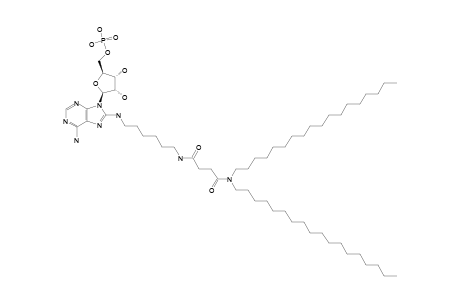 C8-[((DIOCTADECYL)-AMINO)-SUCCINYL-AMINOHEXYLAMINO]-ADENOSINE-5'-MONOPHOSPHATE;DODA-HM-C8-AMP