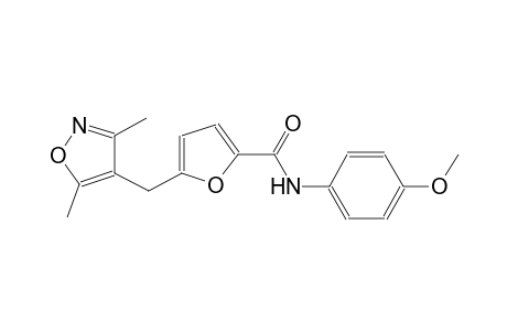 5-[(3,5-dimethyl-4-isoxazolyl)methyl]-N-(4-methoxyphenyl)-2-furamide