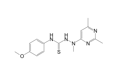 1-[(2,6-dimethyl-4-pyrimidinyl)-methylamino]-3-(4-methoxyphenyl)thiourea