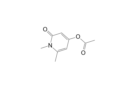 2(1H)-Pyridone, 4-hydroxy-1,6-dimethyl-, acetate (ester)