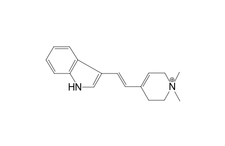 4-[2-(1H-indol-3-yl)-vinyl]-1,1-dimethyl-1,2,3,6-tetrahydro-pyridinium