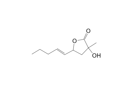 3-Hydroxy-3-methyl-5-[(E)-1-pentenyl]-4,5-dihydro-2(3H)-furanone