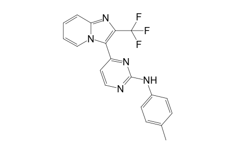 N-p-Tolyl-4-(2-(trifluoromethyl)imidazo[1,2-a]pyridin-3-yl)-pyrimidin-2-amine