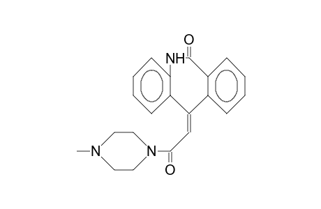 11-(4-Methyl-piperazinocarbonyl-cis-methylidene)-6-oxo-1H-dibenz(B,E)azepine