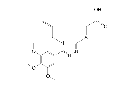 {[4-ALLYL-5-(3,4,5-TRIMETHOXYPHENYL)-4H-1,2,4-TRIAZOL-3-YL]THIO}ACETIC ACID