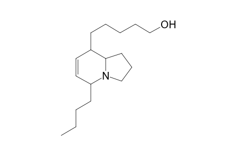 8-(Hydroxypentyl)-5-butyl-6,7-dehydroindolizidine