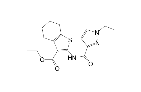 ethyl 2-{[(1-ethyl-1H-pyrazol-3-yl)carbonyl]amino}-4,5,6,7-tetrahydro-1-benzothiophene-3-carboxylate