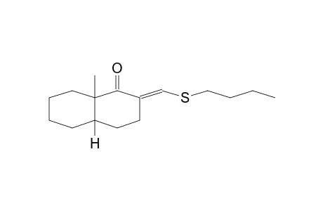 2(1H)NAPHTALENONE, 2-[(BUTYLTHIO)METHYLENE]OCTAHYDRO-8aMETHYL-