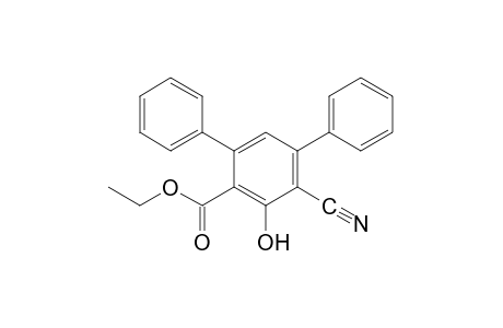 6'-cyano-5'-hydroxy[m-terphenyl]-4'-carboxylic acid, ethyl ester