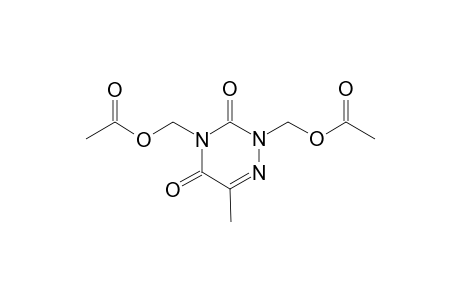 2,4-bis(hydroxymethyl)-6-methyl-as-triazine-3,5(2H,4H)-dione, diacetate