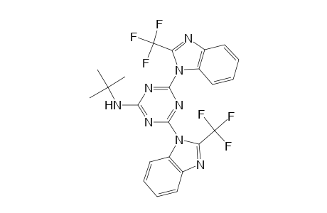 1,3,5-triazin-2-amine, N-(1,1-dimethylethyl)-4,6-bis[2-(trifluoromethyl)-1H-benzimidazol-1-yl]-