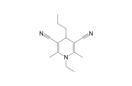 1,4-dihydro-2,6-dimethyl-1-ethyl-4-propyl-3,5-pyridinecarbonitrile