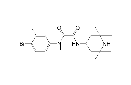 N'-(4-bromanyl-3-methyl-phenyl)-N-(2,2,6,6-tetramethylpiperidin-4-yl)ethanediamide