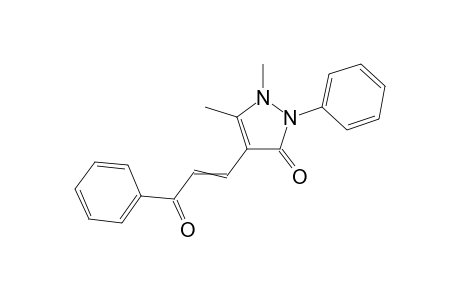 1,5-Dimethyl-4-(3-oxo-3-phenylprop-1-en-1-yl)-2-phenyl-1H-pyrazol-3(2H)-one