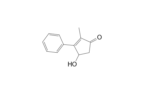 2-Cyclopenten-1-one, 4-hydroxy-2-methyl-3-phenyl-