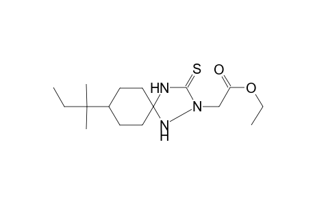 ethyl (8-tert-pentyl-3-thioxo-1,2,4-triazaspiro[4.5]dec-2-yl)acetate