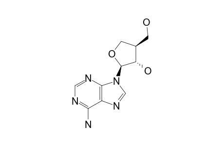 9-((1R,2R,3S)-TETRAHYDRO-2-HYDROXY-3-(HYDROXYMETHYL)-1-FURANYL)-9H-ADENINE