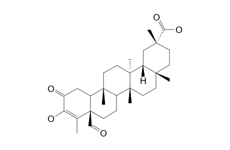 3-HYDROXY-D:A-FRIEDOOLEAN-24-AL-3-EN-2-ON-29-OIC_ACID;CANGORONINE