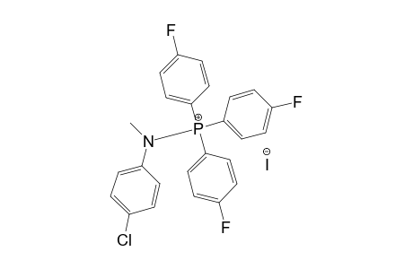 N-METHYL-N-(PARA-CHLOROPHENYL)-IMINO-PARA-TRIFLUOROPHENYLPHOSPHONIUM-IODIDE