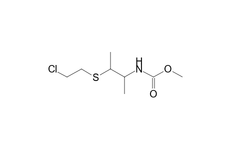 erythro-1,2-dimethyl-2-methoxycarbonylaminoethyl-2'-chloroethylsulfide