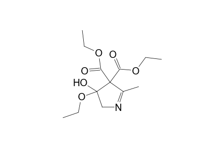 4-Hydroxy-4,5-dihydro-2-methyl-3,3,4-triethoxycarbonylpyrrole