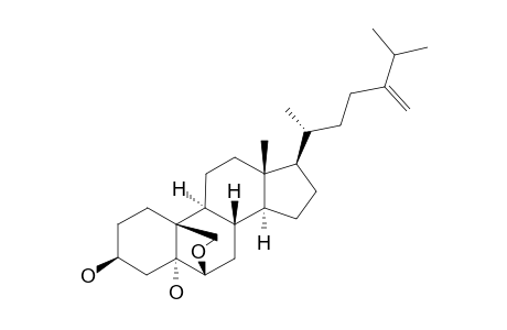 24-METHYLENECHOLESTA-6-BETA,19-EPOXY-3-BETA,5-ALPHA-DIOL