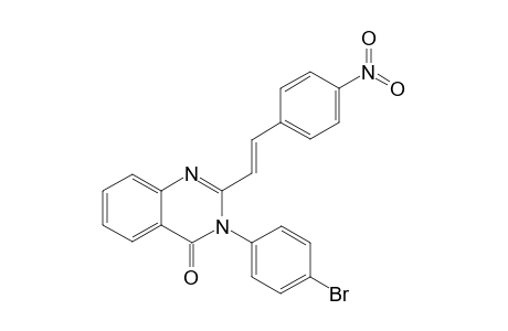 3-(4-Bromophenyl)-2-[(E)-2-(4-nitrophenyl)ethenyl]-4(3H)-quinazolinone