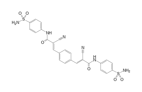 3,3'-(1,4-Phenylene)bis(2-cyano-N-(4-sulfamoylphenyl)acrylamide)