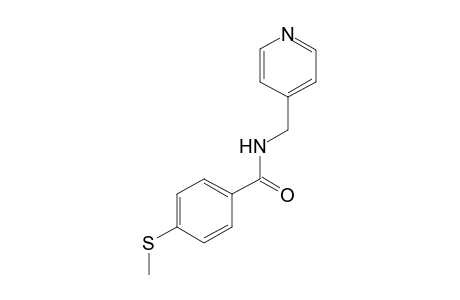 p-(methylthio)-N-[(4-pyridyl)methyl]benzamide