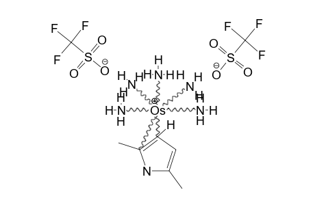 [4,5-ETA(2)-[OS(NH3)5]-2,5-DIMETHYLPYRROLE]-(OTF)2