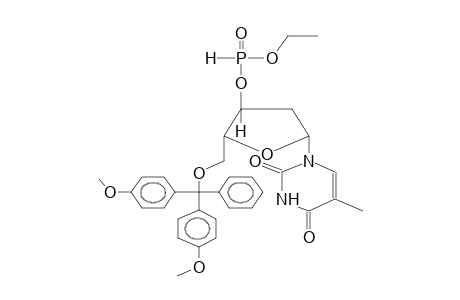 5'-DIMETHOXYTRITYLTHYMIDINE-3'-ETHYLPHOSPHOROUS ACID