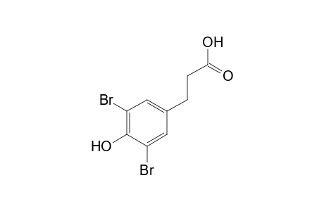 3,5-dibromo-4-hydroxyhydrocinnamic acid