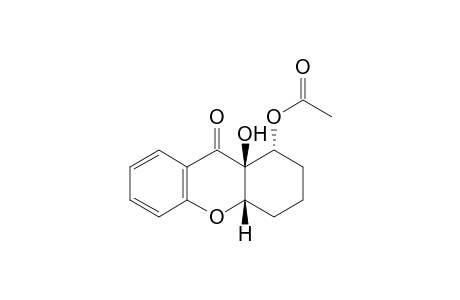 (1R,4aS,9aR)-1-O-Acetyl-1,9a-dihydroxy-2,3,4,4a,9,9a-hexahydroxanthen-9-one