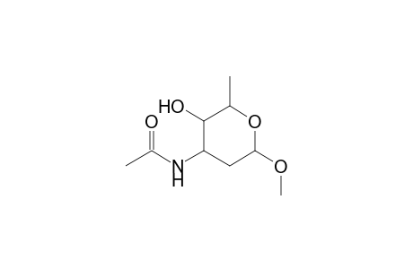 METHYL 3-ACETAMIDO-2,3,6-TRIDEOXY alpha(D) ARABINOHEXOPYRANOSIDE