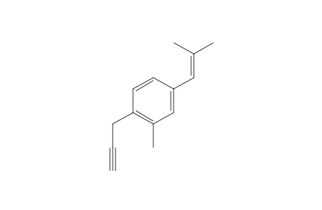 Benzene, 2-methyl-4-(2-methyl-1-propenyl)-1-(2-propynyl)-