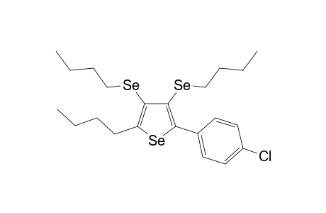 2-Butyl-3,4-bis(butylselanyl)-5-(4-chlorophenyl)selenophene