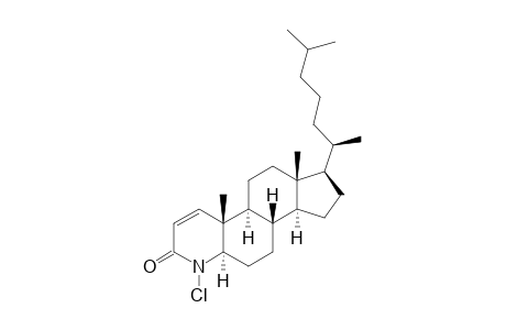 N-Chloro-4-aza-5-.alpha.-cholest-1-en-3-one