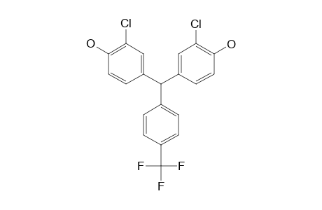 3,3'-DICHLORO-4''-TRIFLUOROMETHYL-4,4'-DIHYDROXYTRIPHENYLMETHANE