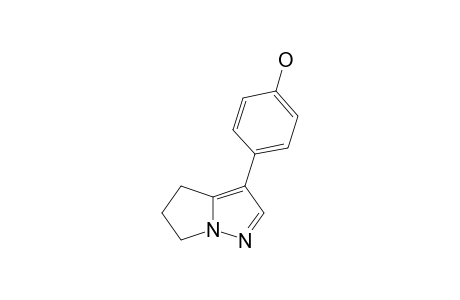 4'-HYDROXY-WITHASOMNINE;5,6-DIHYDRO-3-(4-HYDROXYPHENYL)-4H-PYRROLO-(1,2-B)-PYRAZOLE