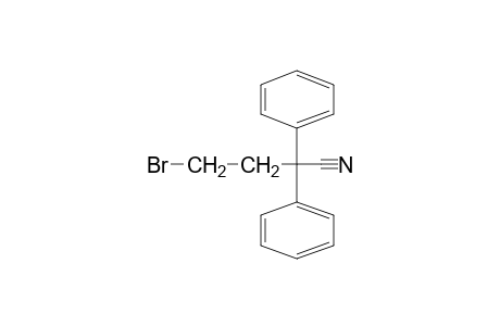 4-Bromo-2,2-diphenylbutyronitrile